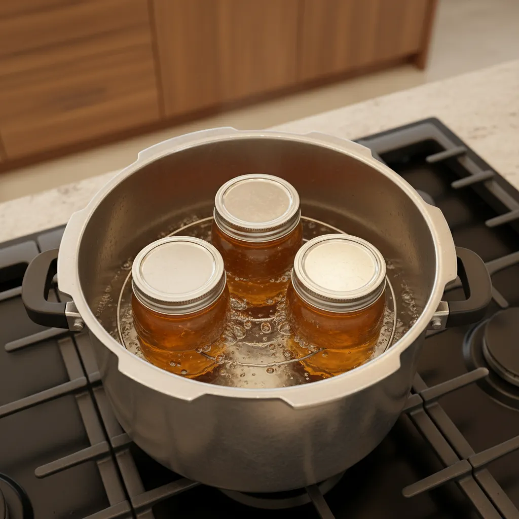 Liquid culture jars prepared for pressure sterilization